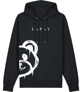 TeddyHead_Hoodie_Black_Front